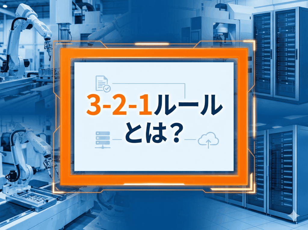 3-2-1ルールとは？BCP対策を強化するバックアップの鉄則を解説！